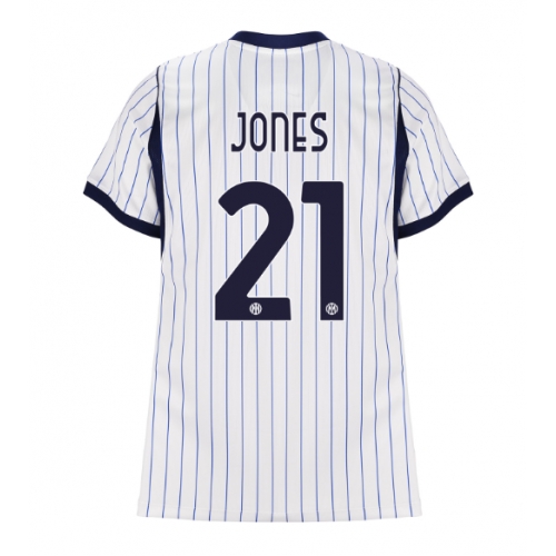 Billige Fotballdrakt Inter Milan Curtis Jones #21 Replika Bortedrakt Dame 2026-27 Kortermet Billige Fotballdrakt Inter Milan Curtis Jones #21 Replika Bortedrakt Dame 2026-27 Kortermet